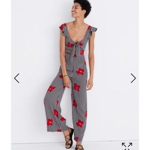 Madewell Plumeria Cutout Jumpsuit